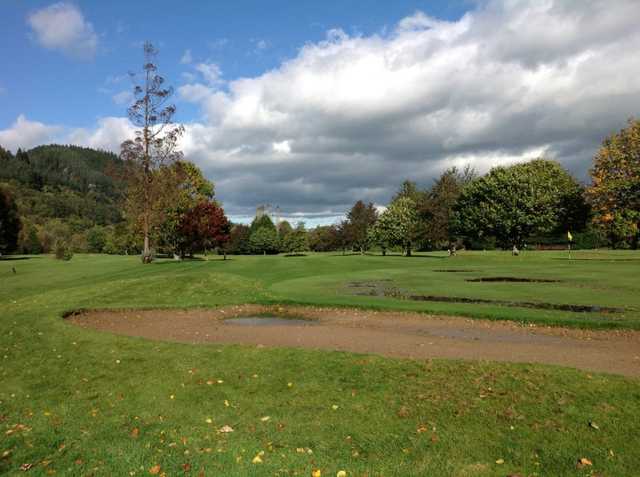 A view from Betws-y-Coed Golf Club.