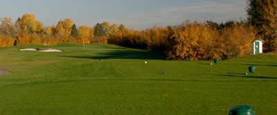 A fall view from tee at Windy Hill Golf Course