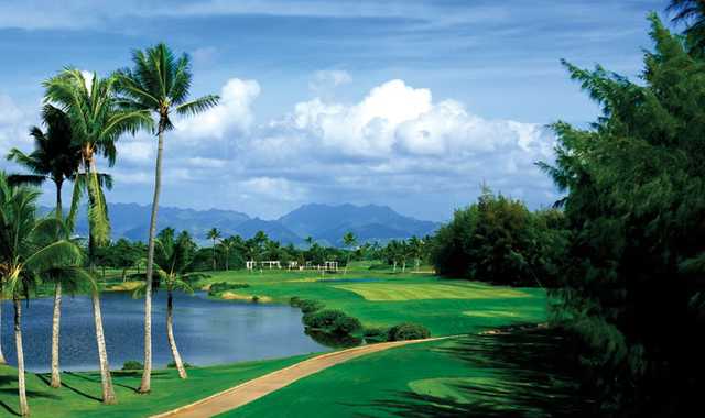 A view from tee #9 at B Nines from Hawaii Prince Golf Club