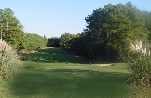 A view of green #7 at Timberlake Country Club.