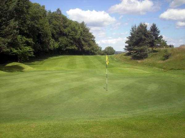 A view of green #5 at Mold Golf Club