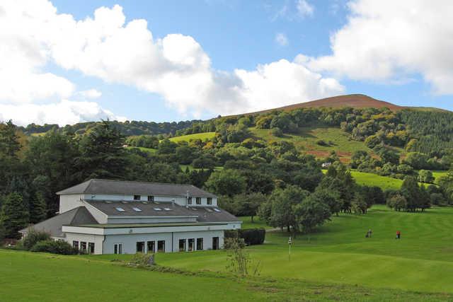 A view of the clubhouse at Monmouthshire Golf Club