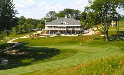 A view of the clubhouse from The Golf Course At Glen Mills