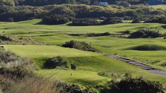 A view of tee at Abersoch Golf Club