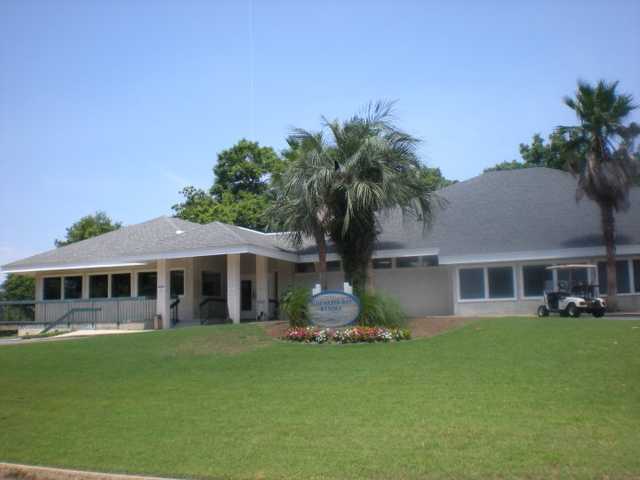 A view of the clubhouse at Bluewater Bay Resort