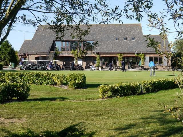 A view of the clubhouse at Aylesbury Vale Golf Club
