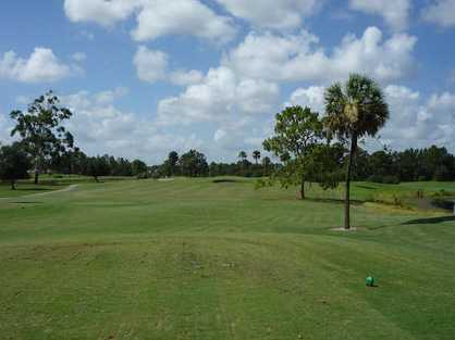 A view from the 2nd tee at Mirror Lakes Golf Club