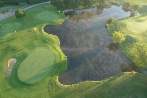 Aerial view from Billingbear Park Golf Club