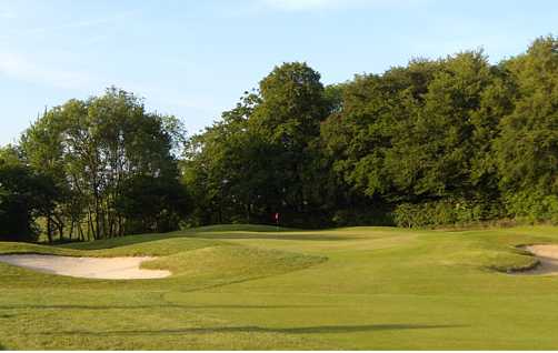 A view of the 3rd green at Hennerton Golf Club