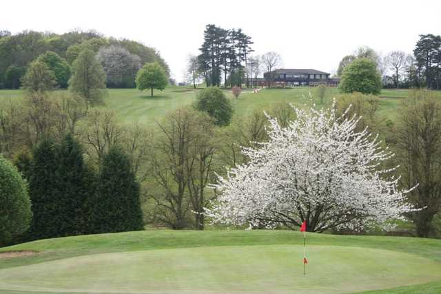 A view of the 14th green at Hazlemere Golf Club