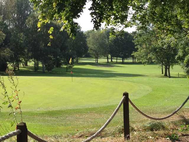 A view of the 14th hole at Ely City Golf Club.