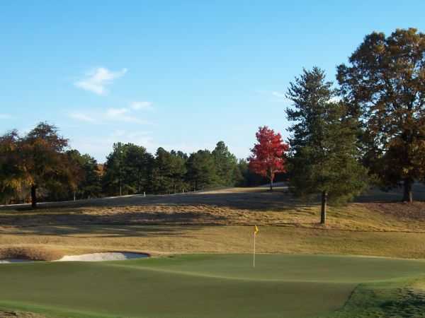A view of the 10th green from The Preserve at Verdae