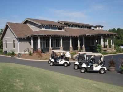 A view of the clubhouse at Village Greens Golf & Country Club