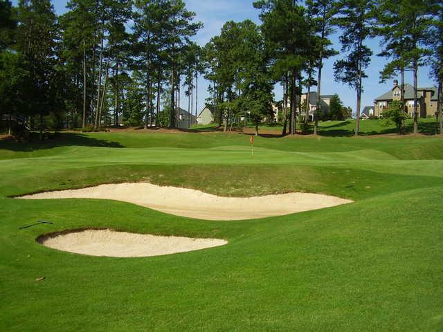 A view of green #13 at Ashton Hills Golf Club