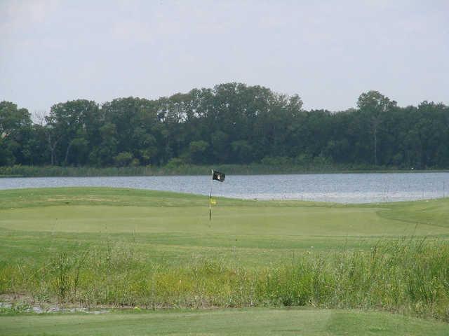 A view of hole #8 at Cleburne Golf Links.
