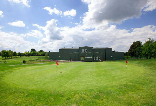 A view of the practice area at Orton Meadows Golf Course