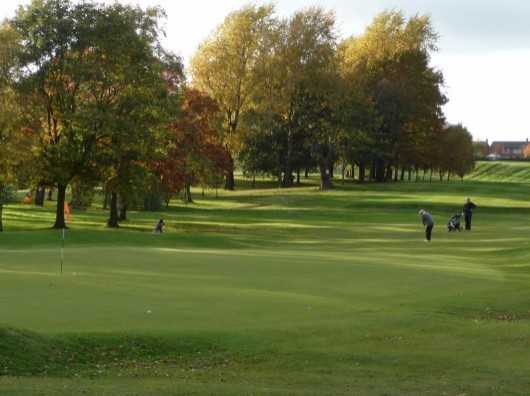 A view of green #12 at Alderley Edge Golf Club