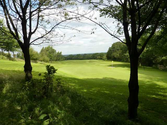 A view of green #12 at Alsager Golf & Country Club