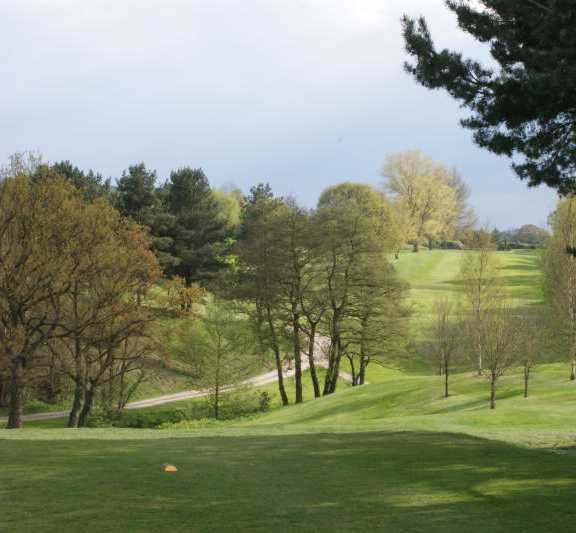A view from tee at Astbury Golf Club