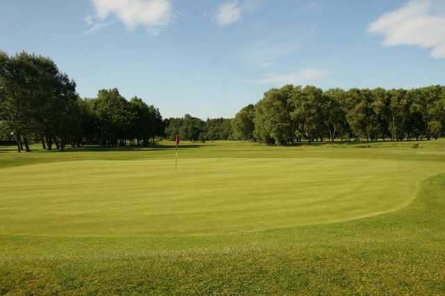 A view of the 13th green at Birchwood Golf Club