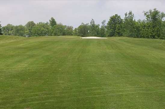 A view from fairway #1 at Flatbush Golf Course