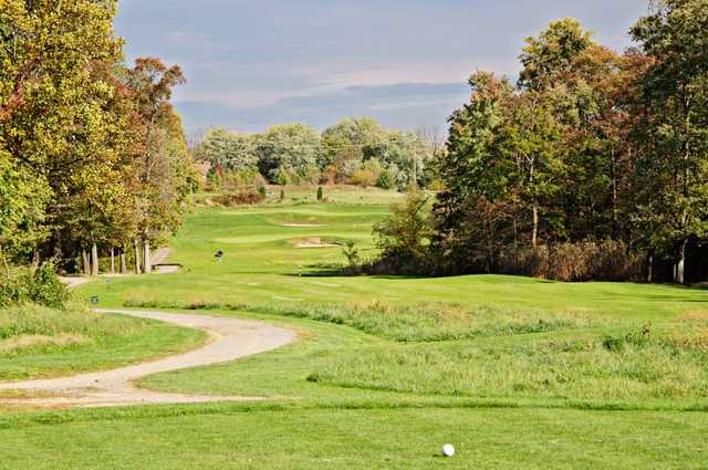 A view from tee at Chisel Creek Golf Club