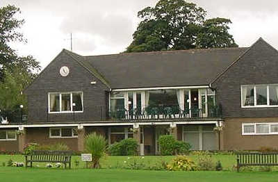A view of the clubhouse at Congleton Golf Club