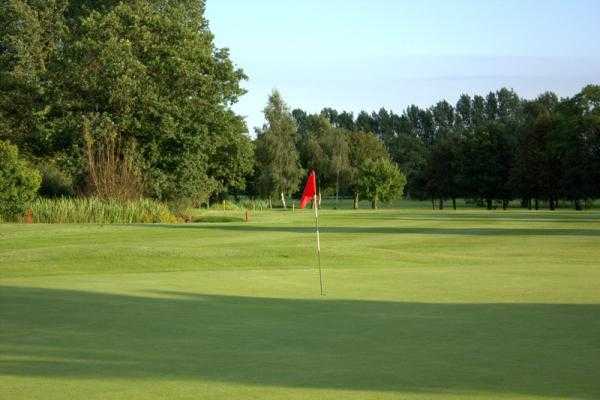 A view of the 14th hole at Helsby Golf Club