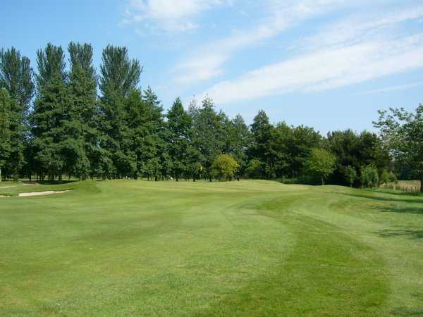 A view of hole #12 at Lymm Golf Club