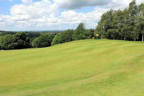 A view of green #7 at Mellor & Townscliffe Golf Club