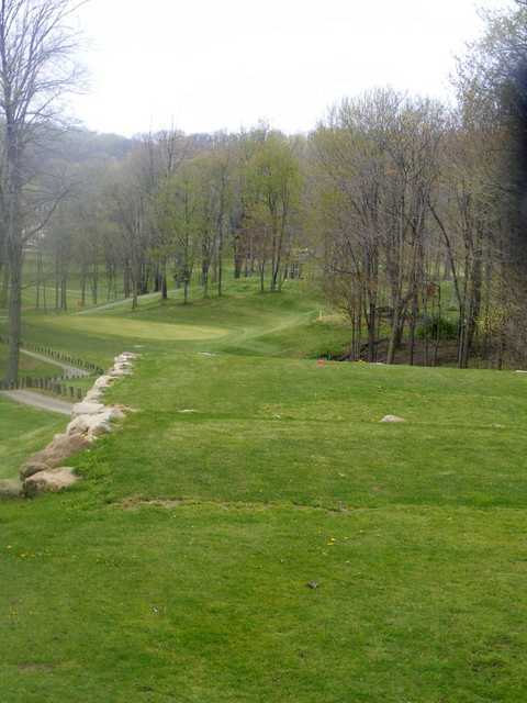 A view from the 14th tee at Spring Valley Country Club