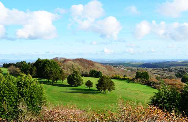 A view of fairway at Looe Golf Club
