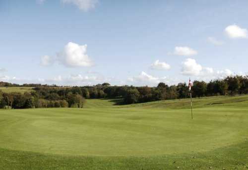 A view of the 9th green at Trethorne Golf Club & Hotel
