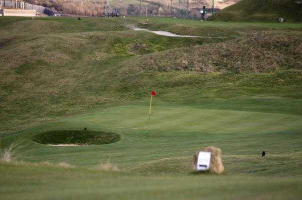 A view of the 12th hole at West Cornwall Golf Club