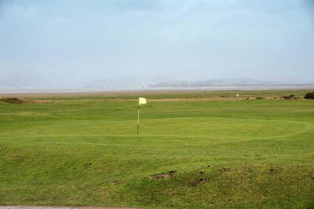 A view of the 5th hole at Dunnerholme Golf Club