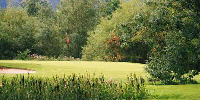 A view of well protected green at Eden Course from Eden Golf Club