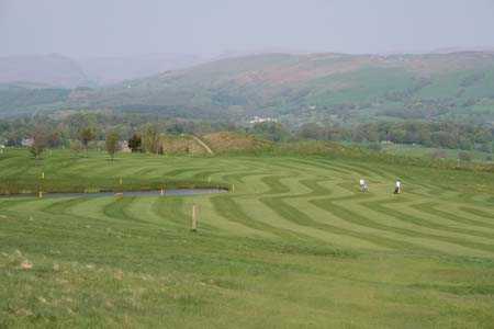 A view of fairway at Kendal Golf Club