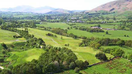 Aerial view from Keswick Golf Club