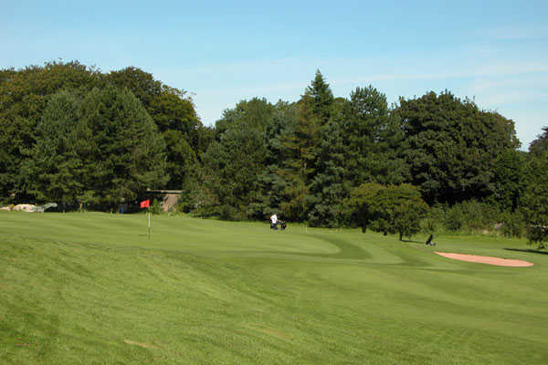A view of green #2 at Ulverston Golf Club