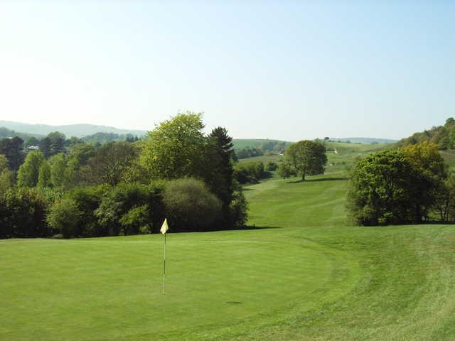 A view of the 2nd green at Bakewell Golf Club