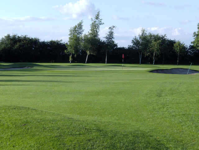 A view of green #6 at Broughton Heath Golf Course