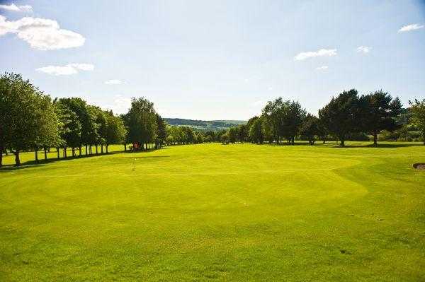 A view of the 16th green at Chapel-en-le-Frith Golf Club
