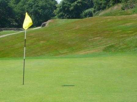 A view of hole #14 at Chevin Golf Club