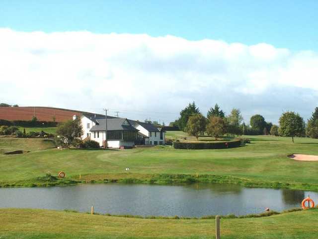 A view of the clubhouse at Downes Crediton Golf Club