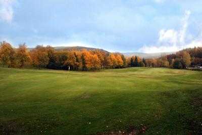 A fall view of a hole at Glossop & District Golf Club