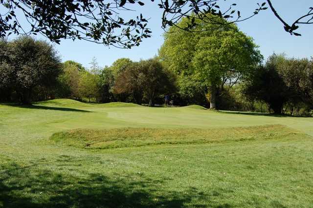 A view of the 4th green at Okehampton Golf Club