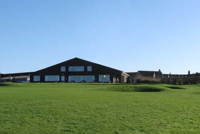 A view of the clubhouse at Staddon Heights Golf Club