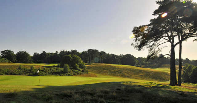 A view of the 7th green at Broadstone Golf Club