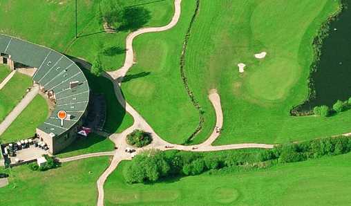 Aerial view from Playgolf Bournemouth