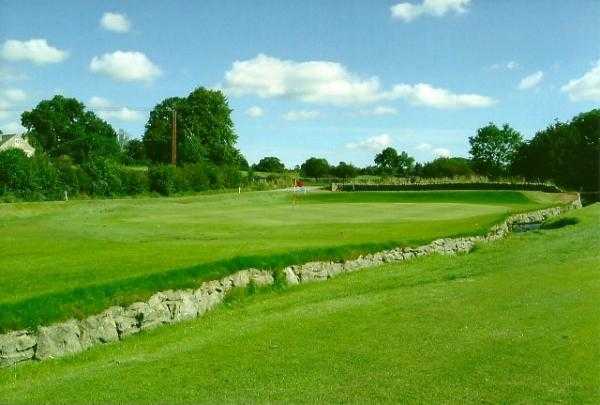 A view of green #17 at Barnard Castle Golf Club
